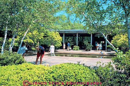 Stock Photo #11991: keywords -  botanical center cleveland garden gardens horz landscape landscaped landscaping ohio park people plant plants wade