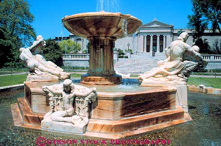 Stock Photo #11996: keywords - art cities city cleveland fountain fountains horz municipal museum museums ohio park parks public wade water