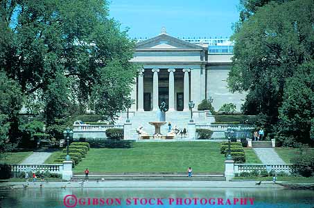 Stock Photo #11997: keywords -  architecture art building cities city cleveland column columns design greek horz municipal museum museums ohio park parks pillar pillars public style wade