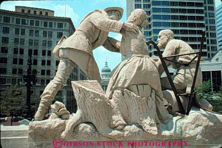 Stock Photo #7669: keywords -  america american and architecture building buildings business center cities city cityscape cityscapes commemorate commemorative downtown high horz indiana indianapolis memorial modern monument new office rise sailors skyline skylines soldiers statue urban usa