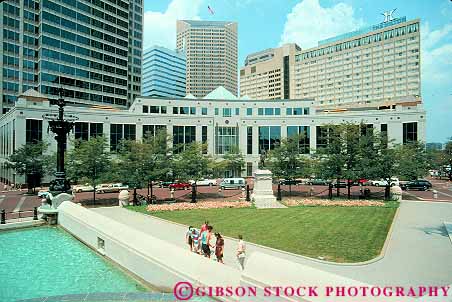 Stock Photo #11947: keywords - and downtown fountain horz indiana indianapolis midwest monument people plaza plazas pool sailors soldiers summer urban water