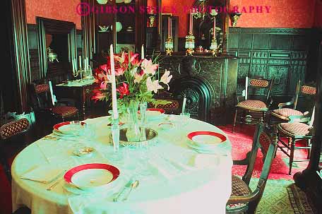 Stock Photo #11962: keywords -  antique antiques dining historic home horz house indiana indianapolis interior old riley room traditional