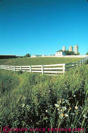 Stock Photo #13889: keywords - agriculture barn building buildings countryside farm farming farms fence fences home house landscape rural scenery scenic shawano silo silos vert wisconsin