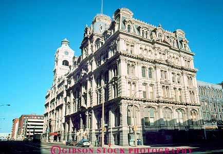 Stock Photo #19279: keywords - architecture building buildings center cities city classic classical commercial design downtown great historic horz lakes landmark milwaukee mitchell old public region state style urban vintage wisconsin