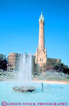 Stock Photo #19285: keywords - architecture building buildings cities city classic design gothic great historic lakes landmark masonry milwaukee narrow north old point region rock slender state stone style tall tower towers tradition traditional urban vert vintage water wisconsin