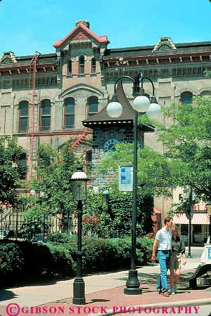 Stock Photo #11331: keywords -  architecture community couple district historic history milwaukee old street third traditional vert wisconsin world