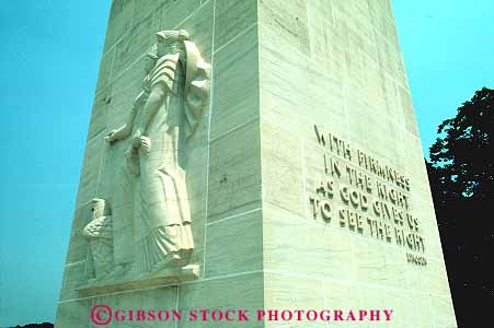 Stock Photo #12447: keywords -  american civil commemorate commemorates commemorating eternal gettysburg historic history horz light memorial memorials military monument monuments national park pennsylvania stone war