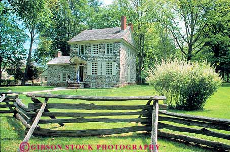 Stock Photo #14204: keywords - american building fence fences forge george headquarters historic history home horz house landscape living museum museums national park pennsylvania rail reconstruction revolution revolutionary scenery scenic split stone valley war washington washingtons wood wooden