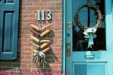 Stock Photo #14215: keywords - attraction corn country cultural culture decorations destination dried dutch flavor heritage home horz pennsylvania strasburg tourist travel traveler wreath