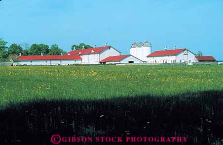 Stock Photo #14226: keywords -  agriculture angle beautiful building buildings clean country countryside cylinder farm farming farms field horz landscape linear north pennsylvania pretty remote right round rural scenery scenic shape shapes square triangle wales