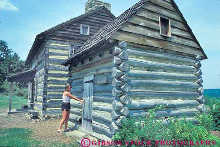 Stock Photo #19753: keywords - architecture building buildings cabin cabins design greensburg heritage historic history home horz house local log museum museums old pennsylvania primitive site sites style town tradition traditional vintage woman