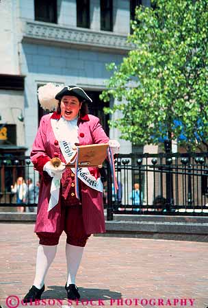 Stock Photo #11230: keywords -  american announce announcement announces announcing costume costumed crier downtown era historic history load notice pennsylvania people person pittsburgh public read reader reading reads reenact reenacting reenactment reenacts speak speaker speaking speaks town tradition traditional vert vintage voice