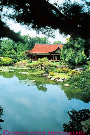 Stock Photo #11193: keywords -  and asian fairmont fairmount garden gardens house japanese meditation park peaceful pennsylvania philadelphia pond ponds quiet serene vert