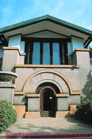 Stock Photo #12025: keywords -  architect architecture brick dana design flr frank home homes house houses illinois lloyd springfield style thomas vert wright