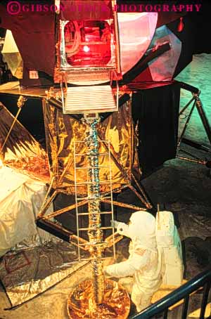 Stock Photo #8982: keywords -  and artificial astronaut chicago equipment exhibit exploration explore handware illinois industry landing lunar module museum of science simulate simulated simulates space vert