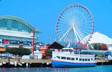 Stock Photo #9040: keywords -  activities activity amusement attraction boat chicago dock ferris fun game games horz illinois navy park pier play recreation ride rides summer tour tourist travel wheel