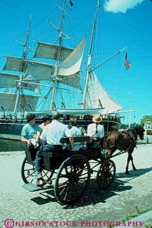 Stock Photo #9917: keywords -  american attraction boat boats carriage carriages coast coastal connecticut england harbor harbors historic history horse marina marinas mystic new ocean old port restored rustic sail sailing sea seaport seashore ship ships shore shoreline site sites tour tourist tourists tours vert vintage