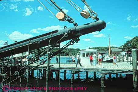 Stock Photo #9932: keywords -  american attraction boat boats bow coast coastal connecticut dock docks england harbor harbors historic history horz marina marinas mystic new ocean old port restored rustic sail sailing sea seaport seashore ship ships shore shoreline site sites spirit tourist vintage