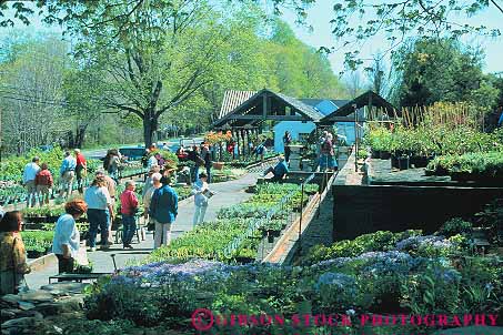 Stock Photo #14277: keywords -  business center connecticut customer customers england farm flower flowering flowers garden gardening gardens historic horz litchfield new nurseries nursery outdoor outside people region retail season shop shopper shoppers shopping spring store stores white