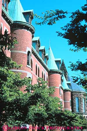 Stock Photo #9256: keywords - architecture building buildings campus campuses college colleges connecticut education haven higher institution new universities university vert yale