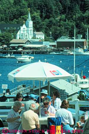 Stock Photo #9178: keywords -  boothbay cafe cafes calm coast coastal community cove england harbor harbors maine marina marinas new ocean outdoor outside sea seashore shore shoreline summer town towns vert water