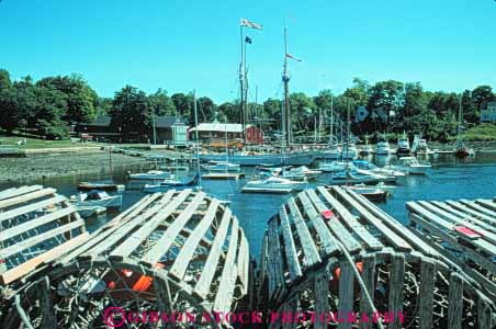 Stock Photo #9188: keywords -  and boat boats camden coast coastal england harbor harbors horz in lobster maine marina marinas new port schooner schooners ship ships shore shoreline summer trap traps