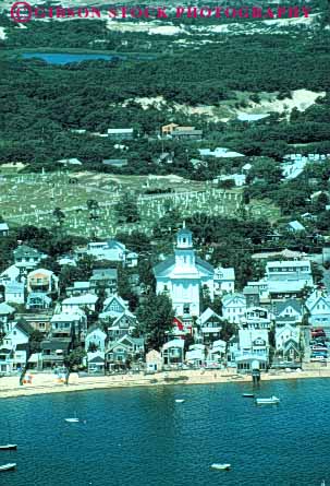 Stock Photo #9197: keywords -  aerial aerials attraction beach cape coast coastal cod destination england massachusetts new provincetown quaint resort resorts seashore shore shoreline small summer tourist town travel vacation vert