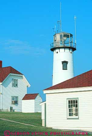 Stock Photo #9199: keywords - architecture attraction cape chatham clean cod destination england house light lighthouse lighthouses massachusetts new resort resorts summer tourist travel vacation vert white