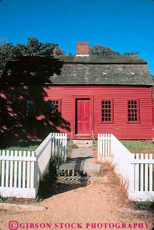 Stock Photo #14350: keywords - architecture building buildings colonial england farm farms freeman historic history home house houses living massachusetts museum museums new old red region sturbridge vert village villages vintage wood wooden