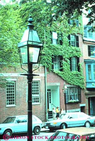 Stock Photo #9729: keywords -  architecture around beacon boston building buildings cities city crowded dense downtown england hill home homes house houses lamp massachusetts neighborhood neighborhoods new residential street streets urban vert
