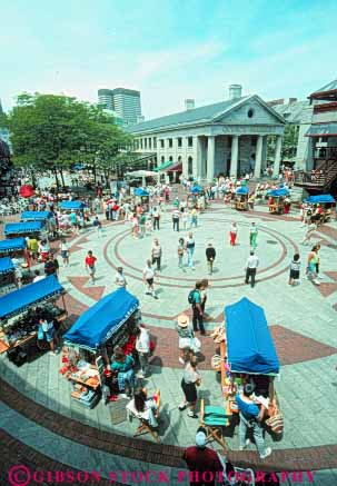 Stock Photo #9744: keywords -  boston business businesses cart carts center cities city england marketplace markets massachusetts new outdoor outside plaza plazas quincy retail shop shoppers shopping shops small store stores summer urban vert wagon wagons