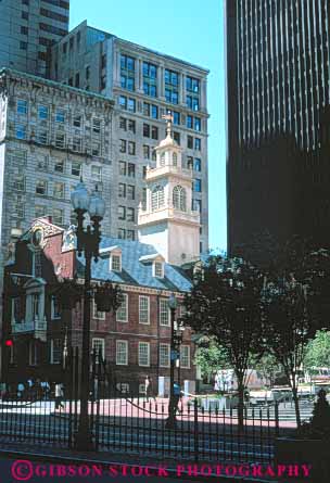 Stock Photo #9759: keywords -  american architecture boston brick building buildings cities city colonial design downtown england historic history house massachusetts new office old site sites state style tower tradition traditional urban vert