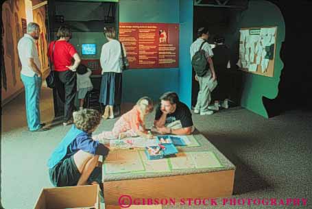 Stock Photo #9782: keywords -  activities activity boston child children childrens cities city display displays england exhibit exhibits families family group hands horz interactive interior learn learning massachusetts museum museums new parent parents public recreation urban