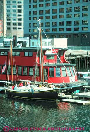 Stock Photo #9787: keywords - bay boat boats boston cities city dock docks england marina marinas massachusetts new ocean sea vert waterfront wharf wharfs