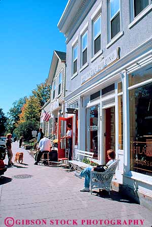 Stock Photo #14370: keywords -  berkshire berkshires business businesses destination district downtown elm hill hills leisure massachusetts people quaint relax relaxed relaxing shop shopper shoppers shopping shops sidewalk sidewalks small stockbridge store stores street streets sunny sunshine town towns travel vacation vert warm