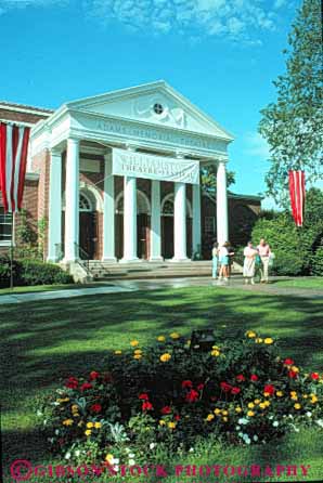 Stock Photo #9216: keywords - adams architecture berkshires campus campuses college colleges column columns greek massachusetts theater university vert williams williamstown