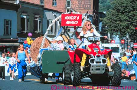 Stock Photo #9225: keywords -  adams atv berkshires child children display displaying fun harvest horz in massachusetts north parade parades play present presenting show showing
