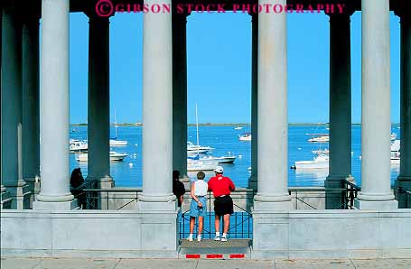 Stock Photo #14409: keywords -  american architecture attraction coast coastal column columns england greek harbor historic history horz landmark landmarks line linear massachusetts new parallel pattern people pillar pillars plymouth region rock sea seashore shore shoreline stone tourist