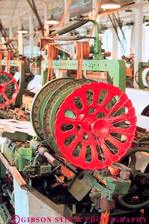 Stock Photo #14419: keywords - american automate automated automation battery bobbin bott building cotton england equipment fabric fabrics factories factory historic history industrial industry loom looms lowell machine machinery machines manufacture manufacturing massachusetts mill national new park parks region system systems textile textiles thread vert weave weaves weaving