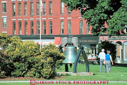Stock Photo #14443: keywords -  bell bells building buildings capitol capitols concord england hampshire historic horz house houses in legislature liberty near new people plaza plazas politics public region replica replicas state summer