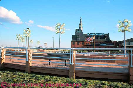 Stock Photo #14472: keywords - coast coastal dock docks harbor horz jersey liberty new park parks public shore shoreline state york