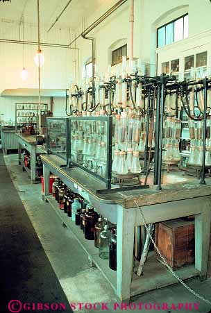 Stock Photo #14523: keywords -  american chemistry classic early edison equipment historic history industrial industries industry interior interiors invent inventing inventor inventors invents jersey laboratory national new old orange park parks public research researching science scientific scientist site sites vert vintage west