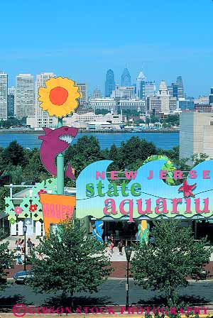 Stock Photo #14539: keywords - aquarium aquariums attraction bright camden colorful delaware jersey new pennsylvania philadelphia public river sign signs state tourist travelers vert