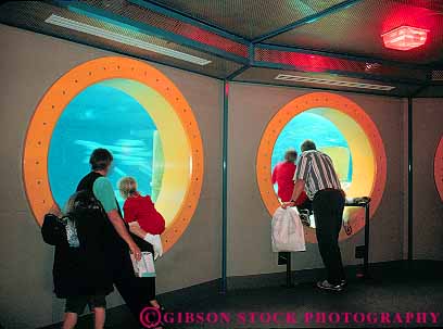 Stock Photo #14544: keywords - aquarium aquariums attraction camden circle circles circular different horz jersey look new people port public round shape shapes state through tourist travelers unusual window windows