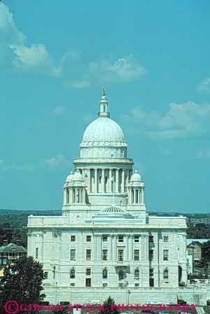 Stock Photo #9277: keywords -  building buildings capitol cities city dome domes england house island new providence rhode state vert white