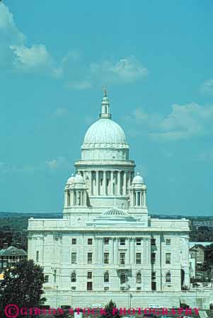 Stock Photo #9277: keywords -  building buildings capitol cities city dome domes england house island new providence rhode state vert white