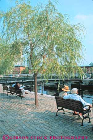 Stock Photo #9278: keywords -  cities city england island new outdoor outdoors outside park people plaza plazas providence relax relaxing rhode river vert waterplace