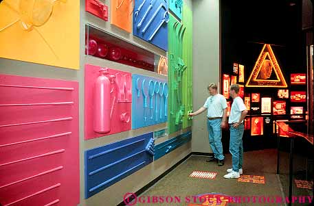 Stock Photo #14549: keywords -  cattle city colorful cow display economics economy educate education educational enterprise horz man men museum museums oklahoma people square usa