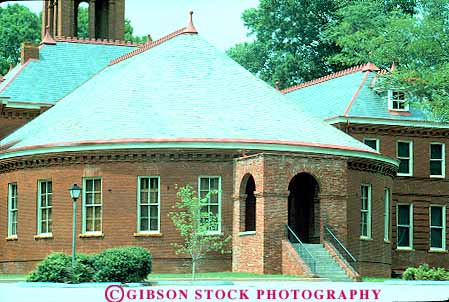 Stock Photo #14565: keywords -  architecture brick building buildings cone cones design georgia historic home horz houses madison roof roofs round slope slopes style tradition traditional