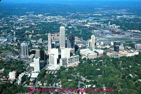 Stock Photo #7726: keywords - aerial aerials america american architecture atlanta building buildings business center cities city cityscape cityscapes downtown georgia high horz modern new office rise skyline skylines urban usa